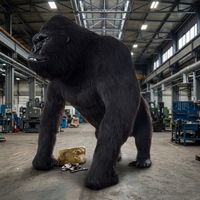 Modèle d'orang-outan animatronique réaliste, King Kong de dessin animé pour la décoration ou la publicité