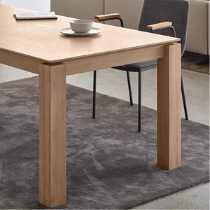 Modhomi Tối Giản Hình Chữ Nhật Bảng Gỗ Thông Hoặc Tro Tùy Chọn Tiết Kiệm Không Gian Ăn Uống Giải Pháp Cho Căn Hộ Nhỏ - Product Image 5