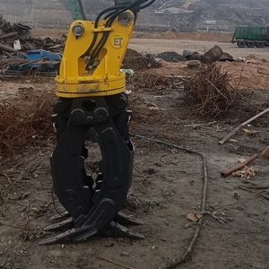 Prix abordable, qualité garantie : <span class=keywords><strong>Grappin</strong></span> hydraulique métallique pour bois, rotation stable à 360°, pour excavatrice de 6 à 10 tonnes, ouverture de mâchoire de 2700 mm - Product Image 3