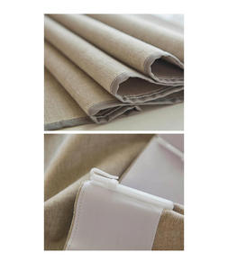 Rideaux en lin de luxe élégants et de haute qualité, design moderne plissé pour la maison, l'hôtel, le café, rideaux décoratifs pour le salon - Product Image 5