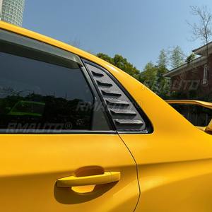 Embellecedor de ventana trasera triangular tipo aleta de tiburón para Subaru Impreza WRX STI 2011-2014, cubierta embellecedora de ventana de ventilación lateral trasera, accesorios para coche - Product Image 3