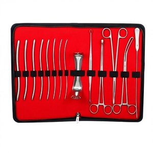 Ensemble d'instruments de suture chirurgicale professionnel de 14 pièces pour la formation en chirurgie générale, kit d'outils en acier inoxydable réutilisables - Product Image 1