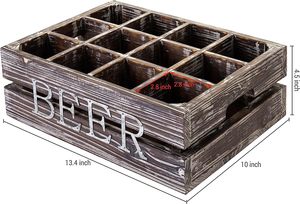 Bia bằng gỗ chai lưu trữ thùng đóng chai đồ uống phục vụ <span class=keywords><strong>Caddy</strong></span> cho bar restaurrant - Product Image 6