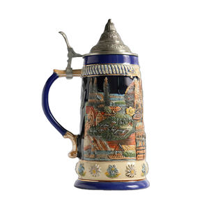 <span class=keywords><strong>Barcelona</strong></span> propio diseño alemán de cerámica cerveza taza con tapa - Product Image 6