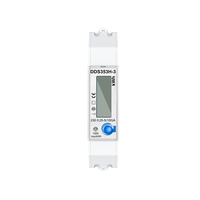 Medidor de Energía Bidireccional MID B+D de 1 Fase y 1 Cable para Riel DIN YTL DEM1A 0.25-5(100)A