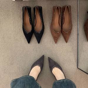 Zapatos de Tacón Alto con Plataforma Impermeable y Tacón Grueso, Estilo Coreano, de Cuero Genuino para Mujer - Product Image 2