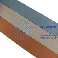 1 pouce Sangle Colorée Bias Tape Canvas Tote Bag 25mm Largeur Sacs Bagages Sangle pour Vente en Gros