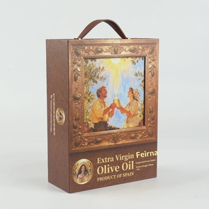 Caja de Regalo Personalizada para Aceite de Oliva con Doble Puerta, Empaque de Cartón Rígido Premium para Marca de Aceite de Té - Product Image 2