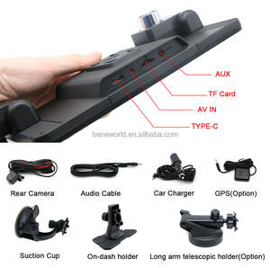 Vente chaude Fabricant OEM 7 pouces CarPlay Android Auto Lecteur multimédia Autoradio stéréo avec enregistrement en boucle de musique <span class=keywords><strong>Bluetooth</strong></span> - Product Image 4