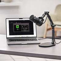 Microphone dynamique à bobine mobile professionnel RODE PodMic USB pour PC, jeux en direct et enregistrement multi-pistes