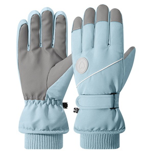 Gants de <span class=keywords><strong>ski</strong></span> chauds, imperméables, tactiles, coupe-vent, doublés de polaire, pour le cyclisme en plein air en automne et en hiver, unisexe - Product Image 4