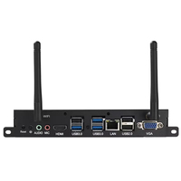 Mini Computadora OPS sin Ventilador con CPU Intel I3 I5 I7, Ranura Estándar para Panel de Pizarra Interactiva Digital, PC en Stock