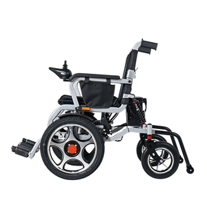Fauteuil roulant manuel tout-terrain pliable en fibre de carbone, dernière version améliorée, absorbant les chocs, pour personnes handicapées/personnes âgées BZ-6301X - Product Image 3