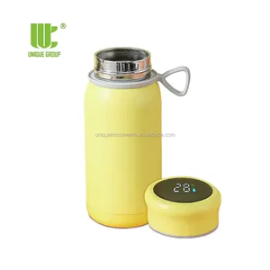 Grupo único 300ml LED Smart Office Water Thermal Mug Flask Aislado Warm Hand Listo para enviar