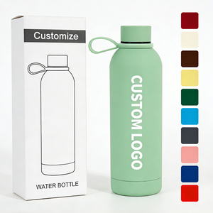 Bottiglia d'<span class=keywords><strong>Acqua</strong></span> in <span class=keywords><strong>Acciaio</strong></span> <span class=keywords><strong>Inox</strong></span> con Isolamento Sottovuoto 500ml, Senza BPA, a Doppia Parete, Tumbler Personalizzabile - Product Image 4