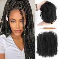 Fehoka Cheveux Humains Afro Kinky en Gros, Cheveux Afro en Vrac Pas Chers pour Dreadlocks
