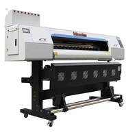 WorldColor 1,3 m impresora de vinilo con 2 cabezales I3200 tinta eco solvente para máquina de impresión de pancartas Impresoras de inyección de tinta de 8 colores