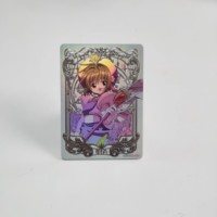 Fournisseur de cartes à collectionner Anime personnalisées Cartes à jouer personnalisées avec feuille holographique dorée Jeu de cartes à collectionner imprimé