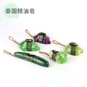 Tinh Dầu Trái Cây Thảo Dược Xà Phòng Dưa & Trái Cây Hình Dạng Handmade Nhẹ Xà Phòng Cho Tắm Mặt Tất Cả Các Loại Da 3 Năm Thời Hạn Kệ Quà Tặng Xà Phòng - Product Image 3