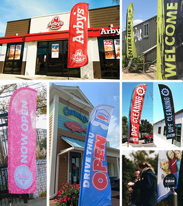 Drapeau promotionnel de publicité d'affaires d'accessoires d'affichage d'événement de sport extérieur de conception libre - Product Image 2