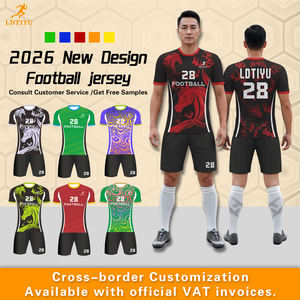 Maillot de football vert respirant pour homme Coupe du Monde Mexique 2026, T-shirt de football d'été XL, Ensemble uniforme sportif scolaire, Haut de gardien de but - Product Image 2