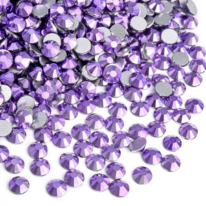 Blinginbox, diamantes de imitación de calidad superior, cristal de mina, plata, oro, redondo, Strass, parte posterior plana, diamantes de imitación de resina para vestido - Product Image 3