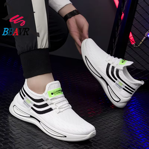 Casual for Men Sneakers Customized Chaussures Homme Sport Fly Knitting Black <b>PVC</b> Sport Shoes Male OEM \ ODM Service <b>Top</b> Level - Product Image 5