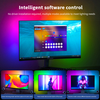 Smart Ambient TV PC Affichage Synchronisation Ordinateur Moniteur Rétroéclairage LED Bande Lumineuse RVB Smart DIY Jeu Vacances Atmosphère Décor Lampe LED