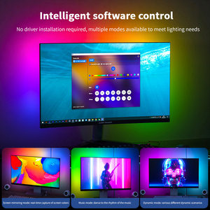 Thông minh môi trường xung quanh TV PC hiển thị đồng Bộ máy tính Màn hình đèn nền LED Strip ánh sáng RGB Thông Minh DIY trò chơi kỳ nghỉ bầu không khí trang trí nội thất đèn LED - Product Image 4