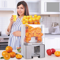 BOKNI Automatische Sinaasappelsapcentrifuge Verse Fruitpers Nieuw Ontwerp Citroensapmachine 120W 20 Sinaasappels/Min Model
