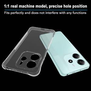 Funda Transparente de TPU para Xiaomi Redmi Note 14 4G, Antigolpes, Suave, con Protección en las Cuatro Esquinas - Product Image 5