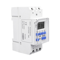 Minuteur numérique programmable hebdomadaire monophasé TOMZN sur rail DIN, contrôle par relais, AC 220V 230V 12V 24V 48V 16A