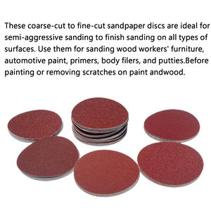 Özelleştirilmiş 8 inç 200mm PSA 8000 Grit zımpara alüminyum oksit zımpara diskleri parlatma araba Metal için yuvarlak kum kağıt tutuyor - Product Image 2