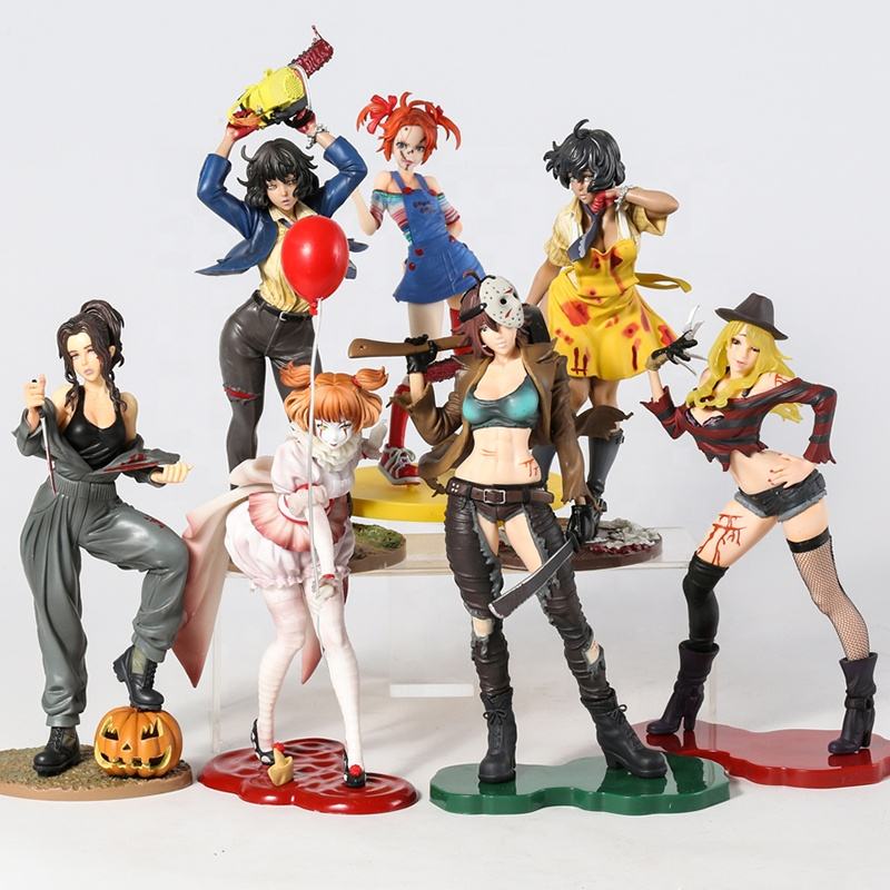 Bishoujo Horror PVC Statues: Michael Myers, Freddy, Jason & Chucky