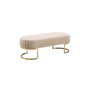 Modern Minimalist Metal Convertible Modular Shoe Changing Stool with Contemporary -Design for Living Room Home Furniture - Product Image 1