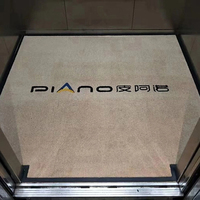 Tapis d'entrée personnalisé avec logo d'ascenseur - Tapis de sol durable pour ascenseurs, tapis de porte personnalisé avec logo d'ascenseur, tapis antidérapant résistant