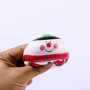 Nouveau jouet de Noël en mousse PU souple, Père Noël à presser, jouet de Noël à rebond lent, jouet de Noël en dessin animé - Product Image 5