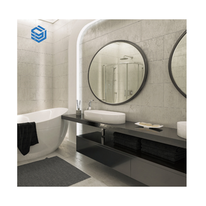 2025 diseño personalizado lujo madera maciza baño vanidad gabinete lavabo acero mármol Material Hotel baño cajones almacenamiento - Product Image 1