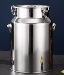 Recipiente <span class=keywords><strong>de</strong></span> Acero Inoxidable para <span class=keywords><strong>Aceite</strong></span> <span class=keywords><strong>de</strong></span> <span class=keywords><strong>Oliva</strong></span>, Tanque <span class=keywords><strong>de</strong></span> Almacenamiento <span class=keywords><strong>de</strong></span> Cocina Clásico y Ecológico con Tapa <span class=keywords><strong>de</strong></span> Hebilla para Regalos y Transporte - Product Image 6