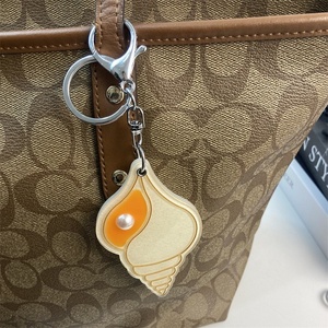 Nuevo Llavero Acrílico Ecológico Unisex de la Serie Océano, Adorable Espejo de Maquillaje Acrílico con Diseño de Dibujos Animados, Espejo Colgante para Llaves - Product Image 4