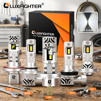 Luxfighter Q35 Mini E60 Lampu Otomatis Plug and Play Kecerahan Tinggi Bohlam Lampu LED untuk Mobil Truk Sepeda Motor Model X5 A4 A8