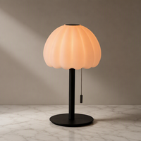 Lampe de table populaire pour salle de bain, chambre, extérieur, restaurant avec charge rapide Type-C et veilleuse LED
