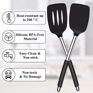Multifunctional Kitchen Accessories Kitchenware Cooking Utensil Set <b>Silicone</b> Spatula for Home - Product Image 3