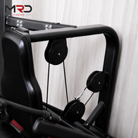 Máquina de entrenamiento de tríceps con pin, máquina de dips sentado, máquina de entrenamiento de fuerza para tríceps para uso en gimnasio