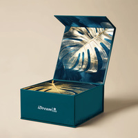 Boîte cadeau rigide pliable en carton de luxe pour montres et cosmétiques