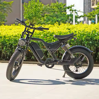 Bicicleta Eléctrica de Montaña para Adultos con Marco de Aluminio, 48V 15Ah 750W 1500W, Neumáticos Anchos