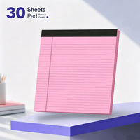 Bloc-notes détachable 6 couleurs avec logo personnalisé, carnet coloré, bloc-notes ligné minimaliste, planificateur de rappels, bloc-notes portable