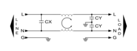 Einphasiger EMI-Filter 1A-10A 250VAC Stromleitungs-Störungsunterdrückung Industrielle Automatisierung Stromversorgung EMV RFI-Filter DAA1