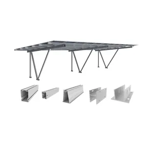 Solar Structures Solar Panel System Structure Steel Mount Mounting System Solar Carport