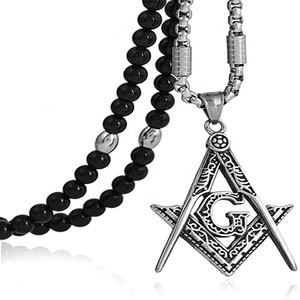 Chaîne style mongol, tout nouveau produit pas cher, collier en or, argent sur rouge, - Product Image 2
